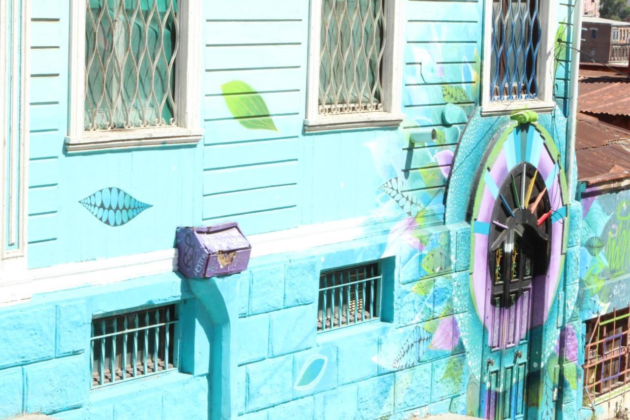 Casa Cuatro Vientos Hotell Valparaíso Exteriör bild